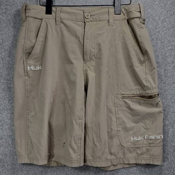 Huk Fishing Performance cargo Shorts Large - Picture 1 of 10